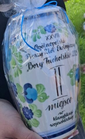 Nagrody w XXVII Ogólnopolskim Pieszym Zlocie Ekologicznym 'Bory Tucholskie 2025'. II miejsce w klasyfikacji wojewódzkiej.