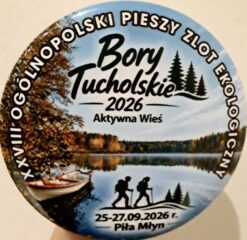 bory_tucholskie1 Okolicznościowy znaczek XXVIII Ogólnopolskiego Pieszego Zlotu Ekologicznego „Bory Tucholskie 2026”