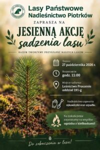 Akcja sadzenia lasu w Nadleśnictwie Piotrków